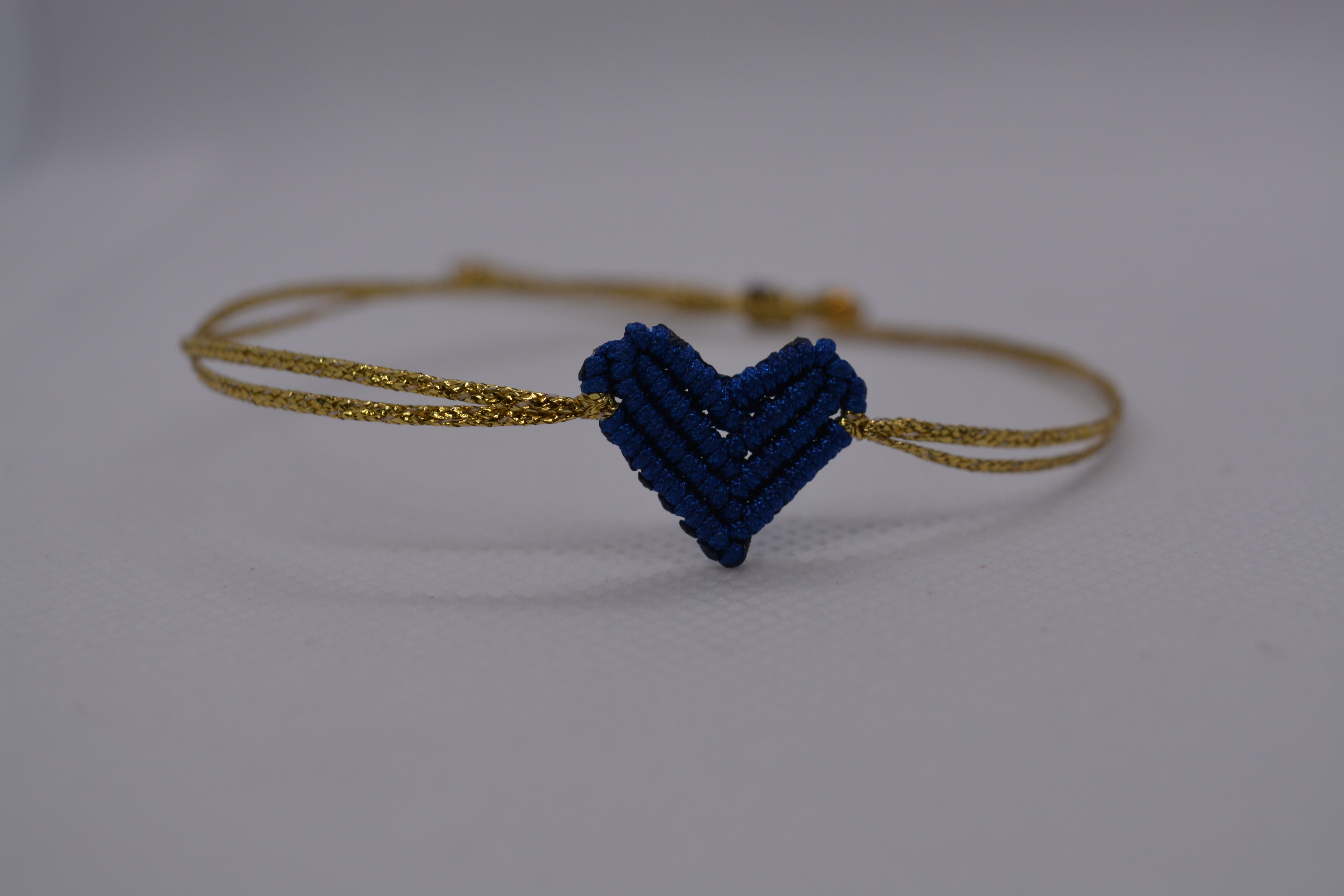 Bracciale Cuore Macramè